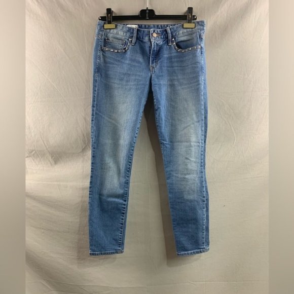 Always Skinny Gap Studded Crop Ankle Jeans - Picture 1 of 5